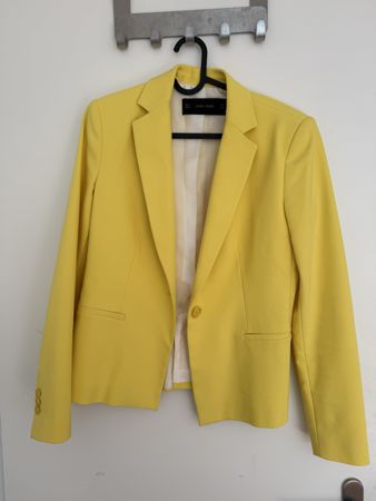 Zara Basic Blazer, Gelb, Grösse M, Top Zustand!