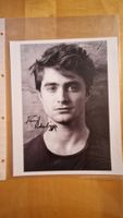 Daniel Radcliffe, Original Autogramm auf Foto in s/w