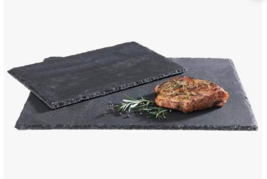 Piatti di portata: Schieferplatten Servierplatten 12 Stk. – Nuovo e nell'imballaggio originale da Wald ZH venduto da Slaste 3