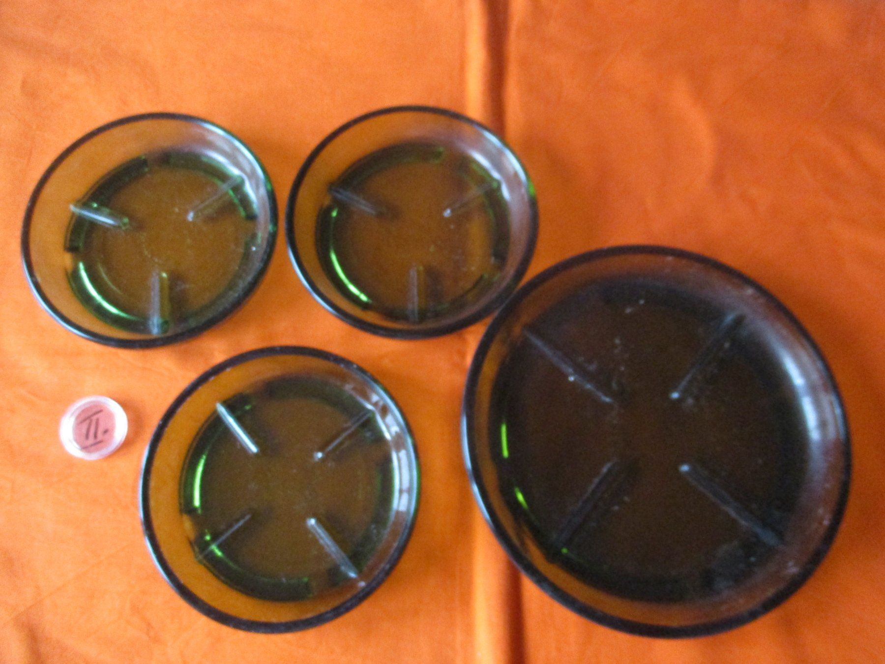 Untersetzer: Unterteller Bülacher Glas – Gebraucht aus Birsfelden von alles-muss-raus