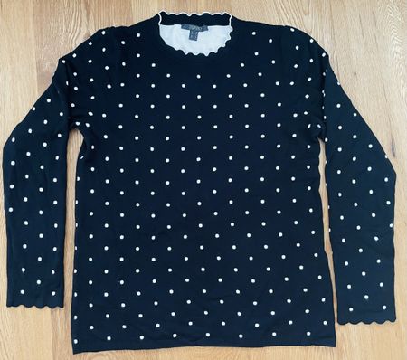 Esprit Pullover- dunkelblau/weiss Punkte