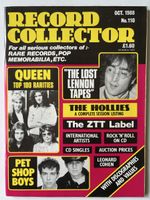 Record Collector Oct 1988 No 110 Queen Lennon Pet Shop Bo