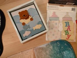 Baby Fotoalbum mit Bärchen & Deko-Set
