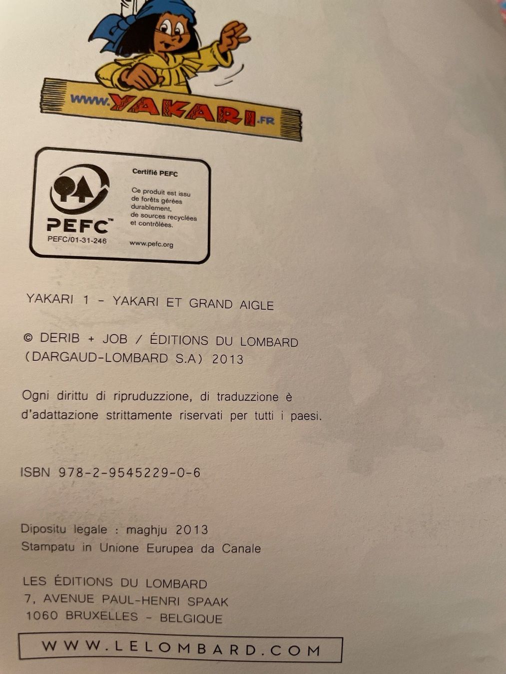 Comics: YAKARI È Acola Maiò (2013) – Gebraucht aus Frasnacht von GracyStore 1