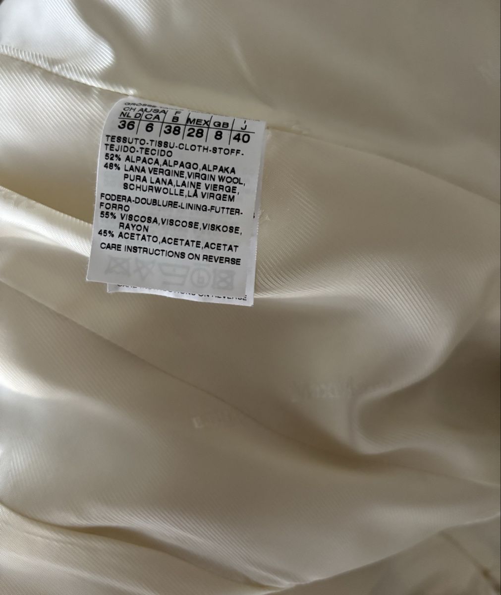Max Mara Manteaux: Max Mara Mantel offwhite – D'occasion à Luzern par Chiara.Studer.9 3