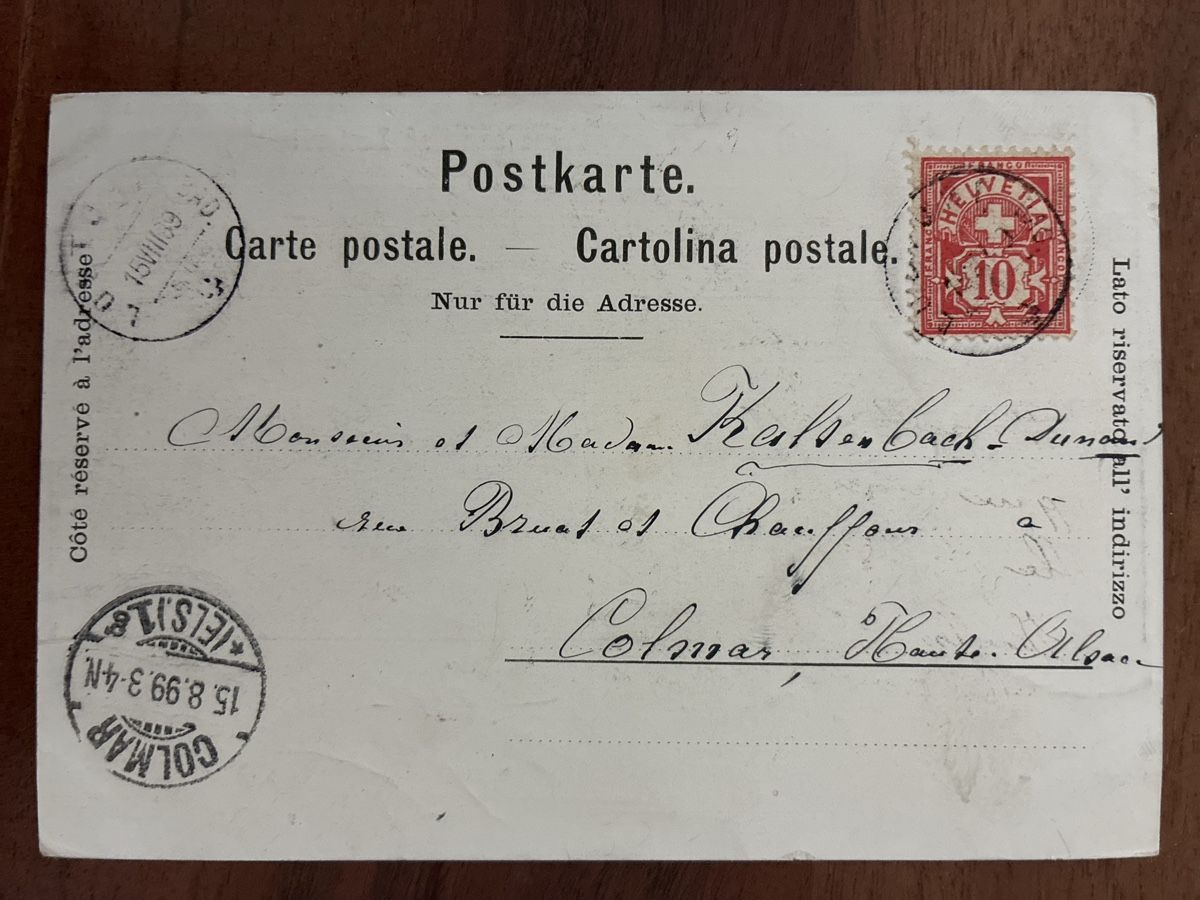 Ansichtskarten: Ansichtskarte Schweiz von Bad Lostorf SO – Gebraucht aus Oftringen von Cla.vD.74 1