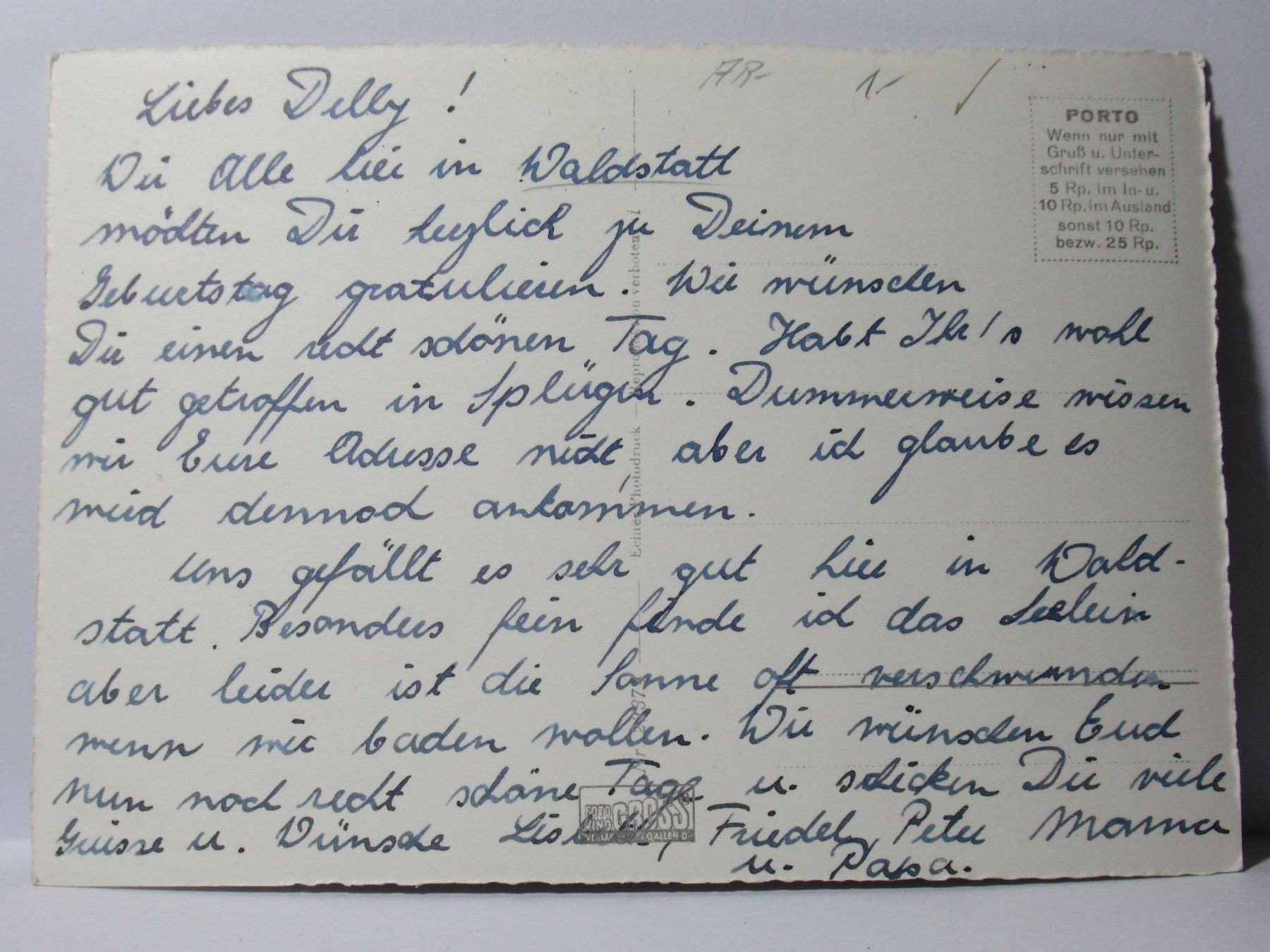 Cartoline postali: Appenzeller Trachten – Usato da Grenchen venduto da Bluemchen1900 1