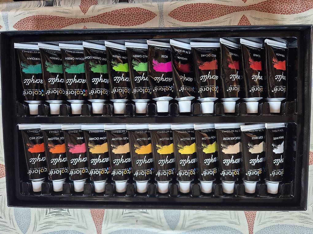 Farben: Acrylfarben Set 48 Farben Colore – Gebraucht aus Winkel von comeyerli 2