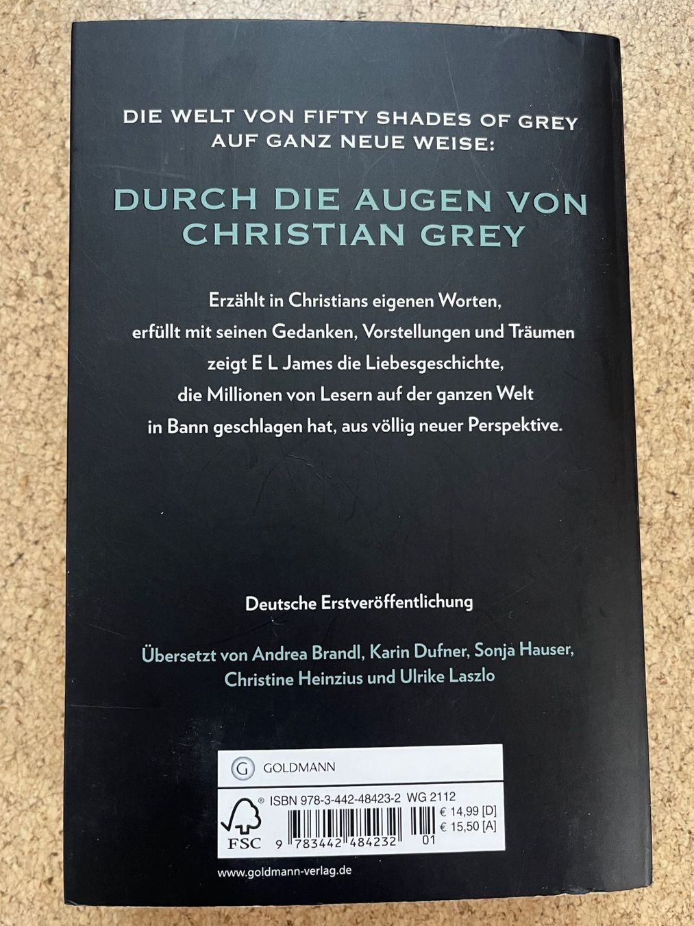 Libri: Taschenbuch "Grey", EL James – Usato da Grosswangen venduto da Vita500 1