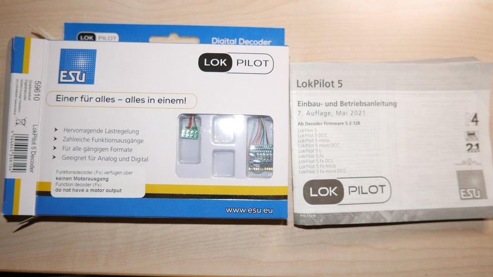 ESU 59610 Lok Pilot 5 Funktionsdecoder (Neu (gemäss Beschreibung)) in ...