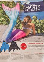 Meerjungfrau Flosse FinFun Rainbow Reef Grösse XL
