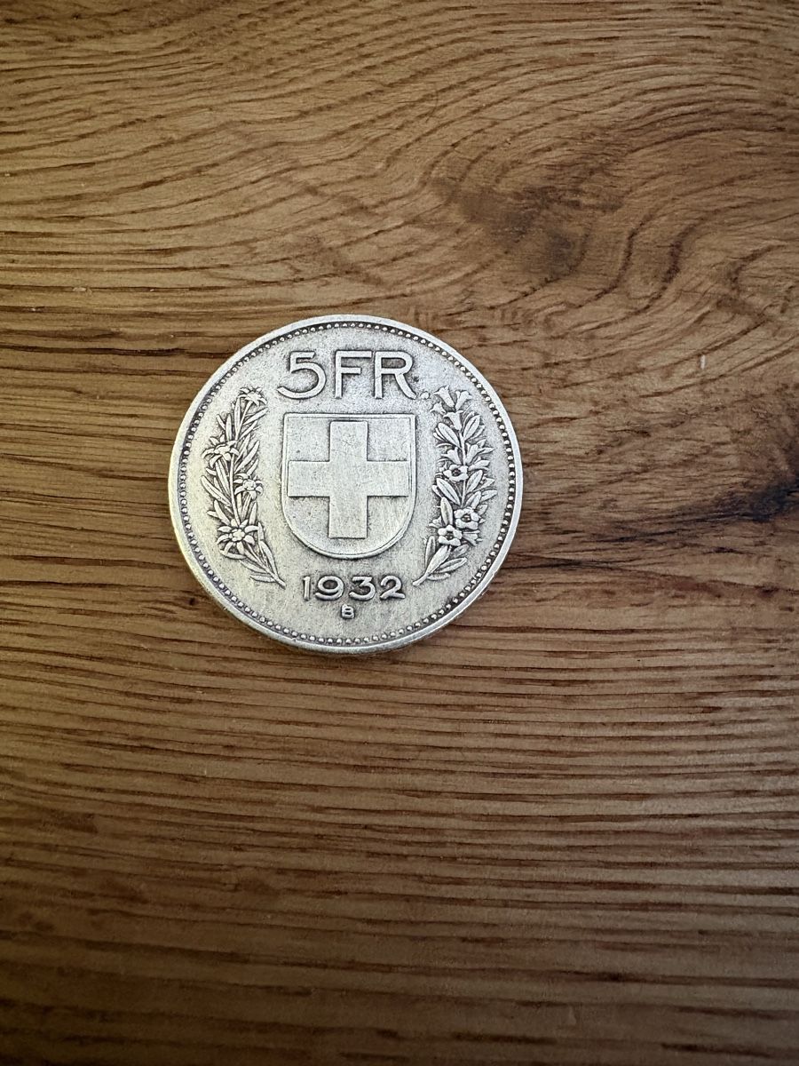 Toutes les monnaies: 5 Fr. 1932  – D'occasion à Richterswil par ahm_zzy7