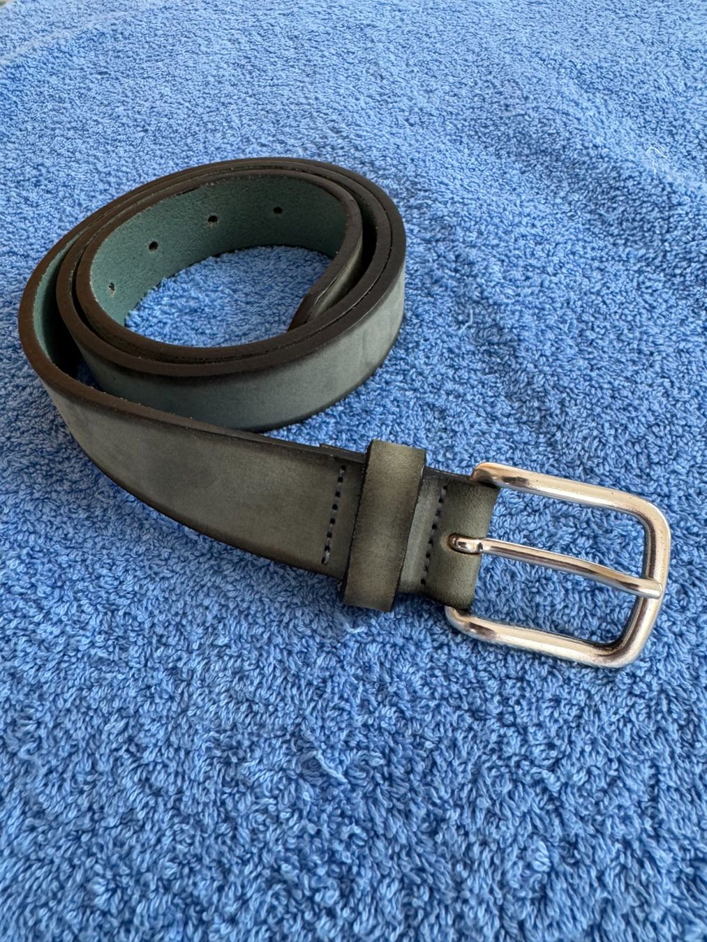 Gürtel: Damen Gürtel, echt Leder 95 cm, fast neu – Gebraucht aus Siebnen von Trans-Am 1