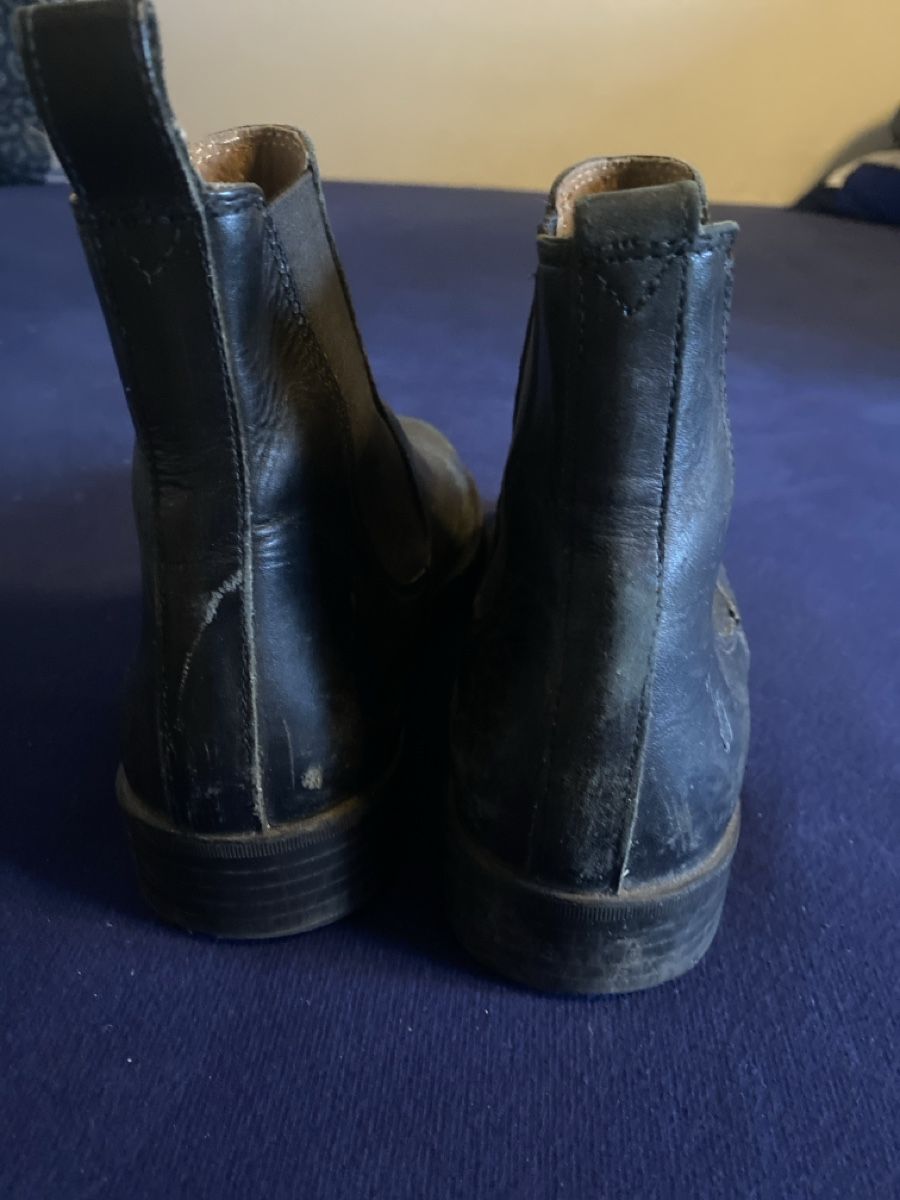 Scarpe da uomo: Schwarze echt Leder Stiefeletten, Grösse 35 inkl Chaps – Usato da Zürich venduto da sar_7s87 5