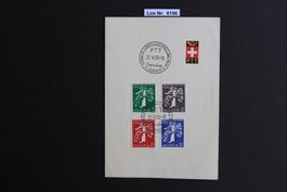 CH PTT Faltbögli mit Sonderstempel 1939             Los 6196