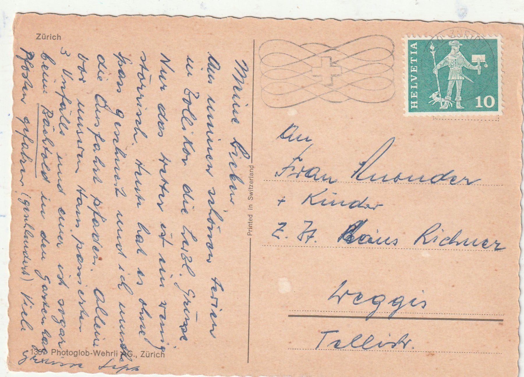 Cartoline postali: Zürich bei Nacht – Usato da Lumbrein venduto da made02 1