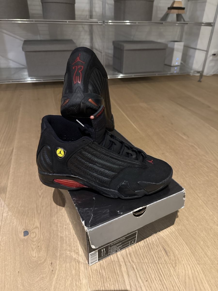 Jordan Scarpe da uomo: Air Jordan 14 Retro Last Shot 2011 – Usato da Kirchdorf AG venduto da rh05