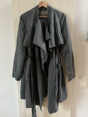 Stylish ASOS Waterfall Trench Coat, Gr. 38, Anthracite