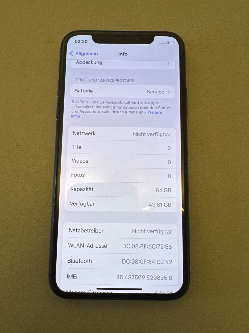 Apple Handys / Smartphones: iPhone X 64GB – Gebraucht aus Adliswil von Busys 3