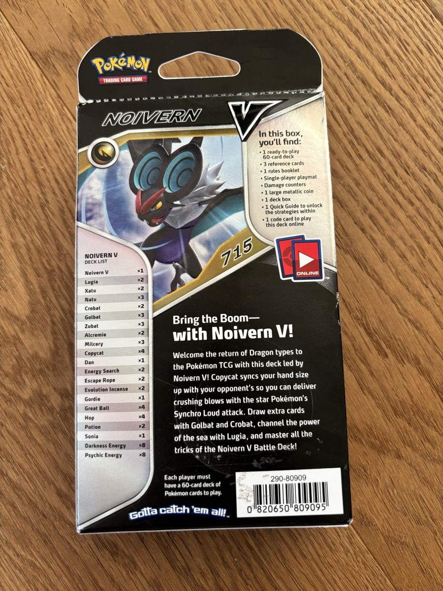 Pokémon Sammelbilder & Trading cards: Pokemon Noivern V Battle Deck – Neu und originalverpackt aus Würenlos von Ashley24 1