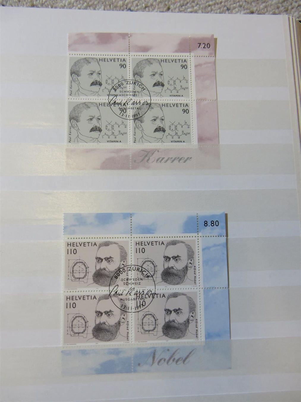 Tutti i francobolli: 1997 4er-Blocks ET inkl. PJ + PP – Usato da Spiez venduto da Crazyduck 4