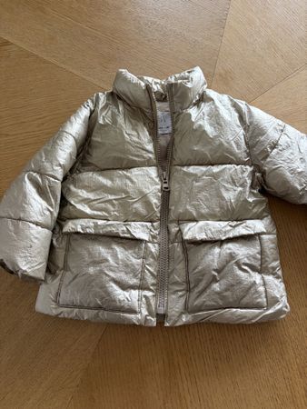 ZARA Children's puffer jacket gold Size: 12-18 months