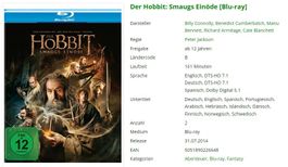 Der Hobbit: Smaugs Einöde (Bluray)