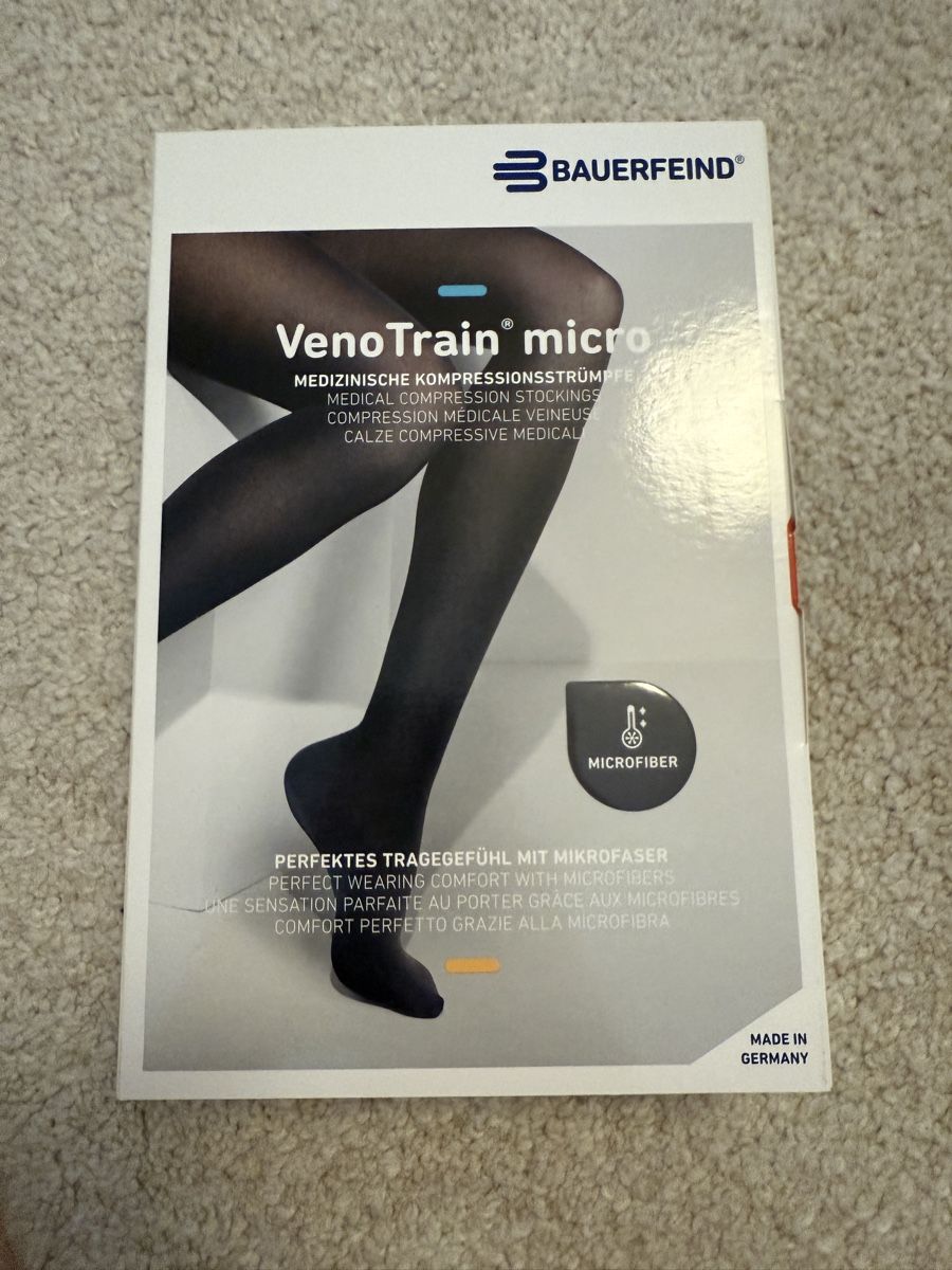 Calze & Collant: Bauerfeind VenoTrain Micro Kompressionsstrümpfe, Gr. L – Nuovo e nell'imballaggio originale da Winkel venduto da Hafula