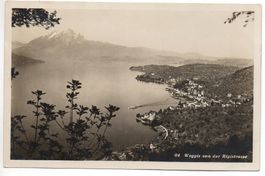 WEGGIS von der Rigistrasse, Photo Schneider Weggis