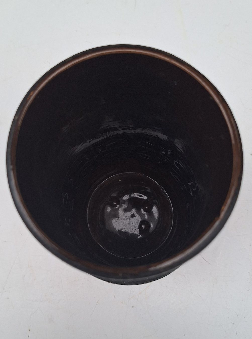 Vasi & Recipienti: Vintage Keramik Vase, rot-schwarz gemustert – Usato da Weinfelden venduto da JoeBaer 2