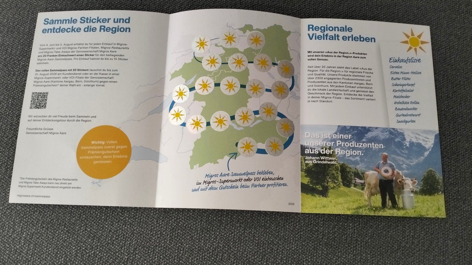 Migros Sammelmarken & -punkte: Sammelspass von Migros – Gebraucht aus Neuendorf von Winter02 1