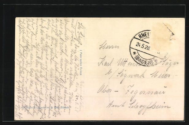 Cartoline postali: AK Rheinfelden, Ansicht Sanatorium – Usato da Berlin venduto da bartko-reher 1