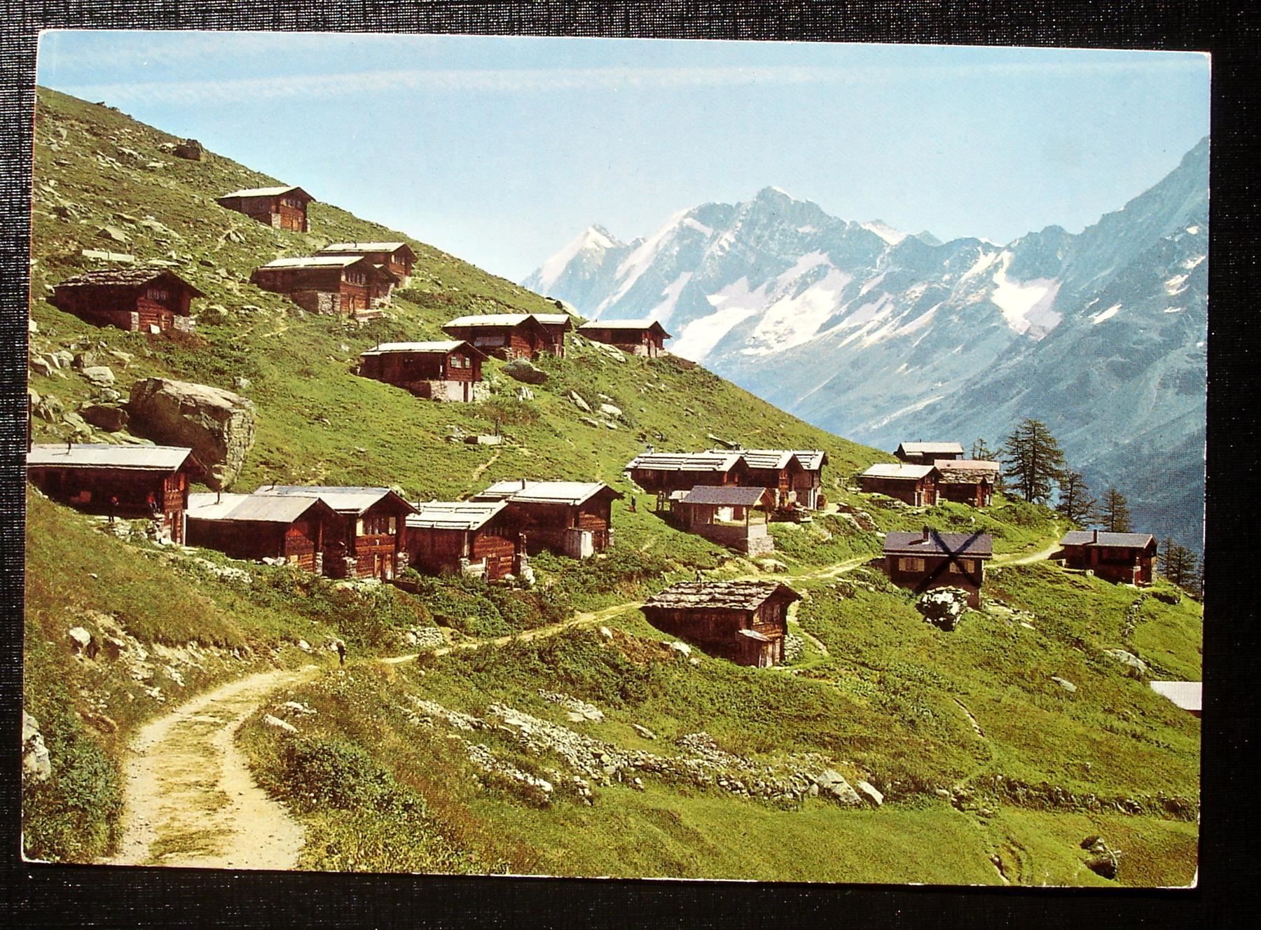 Ansichtskarten: Lötschental WILER Weritzalp – Gebraucht aus Jona von philajona