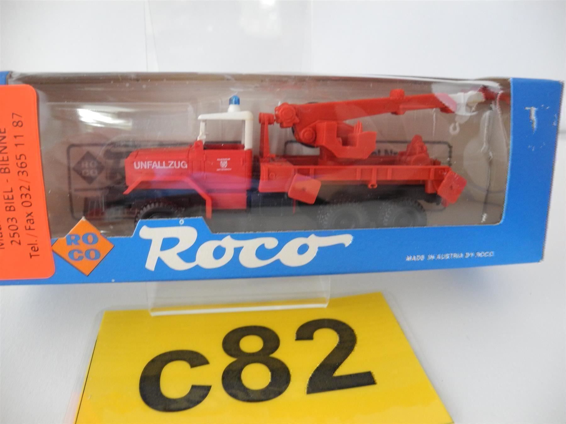Modellini d'auto: Roco 1327 Kranwagen KW, Nr. c82 – Nuovo e nell'imballaggio originale da Kottwil venduto da Crazyrolf