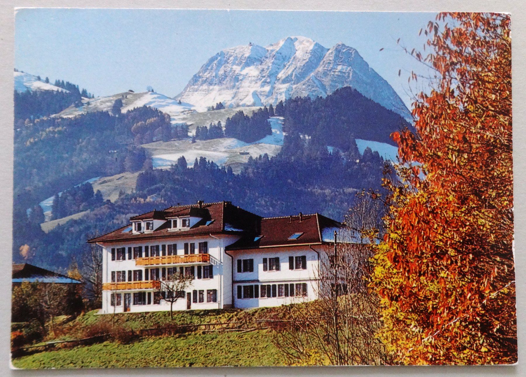Cartoline postali: Hostellerie des Chevaliers, Gruyères – Difettoso da Fétigny venduto da Billy2miny