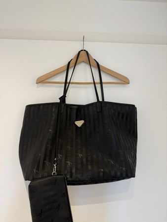 MAISON MOLLERUS ZUERICH Shopper Classic schwarz/silber