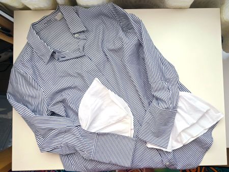 Van Laak Bluse mit Trompetenärmeleinsatz Gr. 42