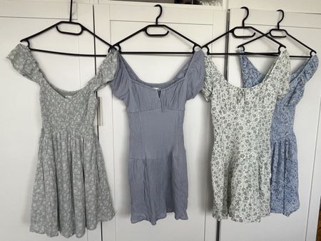 4 Sommerkleider von Hollister / XS/Tall