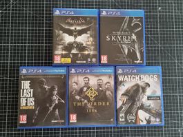 PS4 Spiel Sammlung