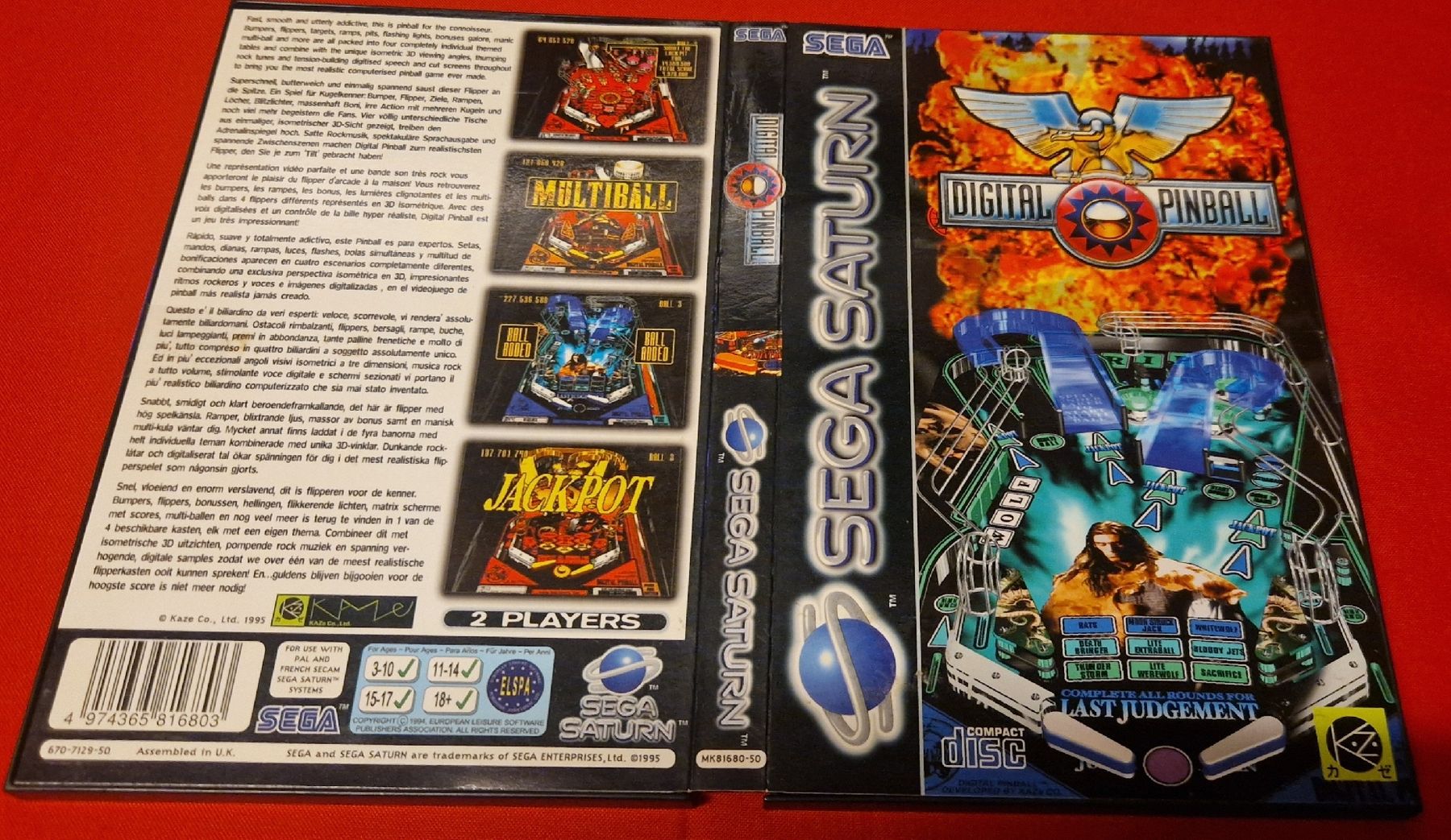 Sega Giochi: Digital Pinball - Sega Saturn – Usato da Villars-sur-Glâne venduto da MrLobTec 4