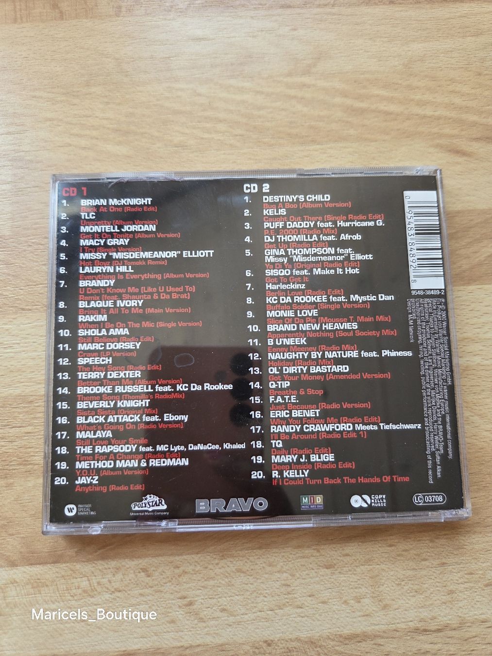 CD: Bravo Black Hits Vol. 2 CD Compilation – Usato da Winterthur venduto da Maricels_Boutique 1