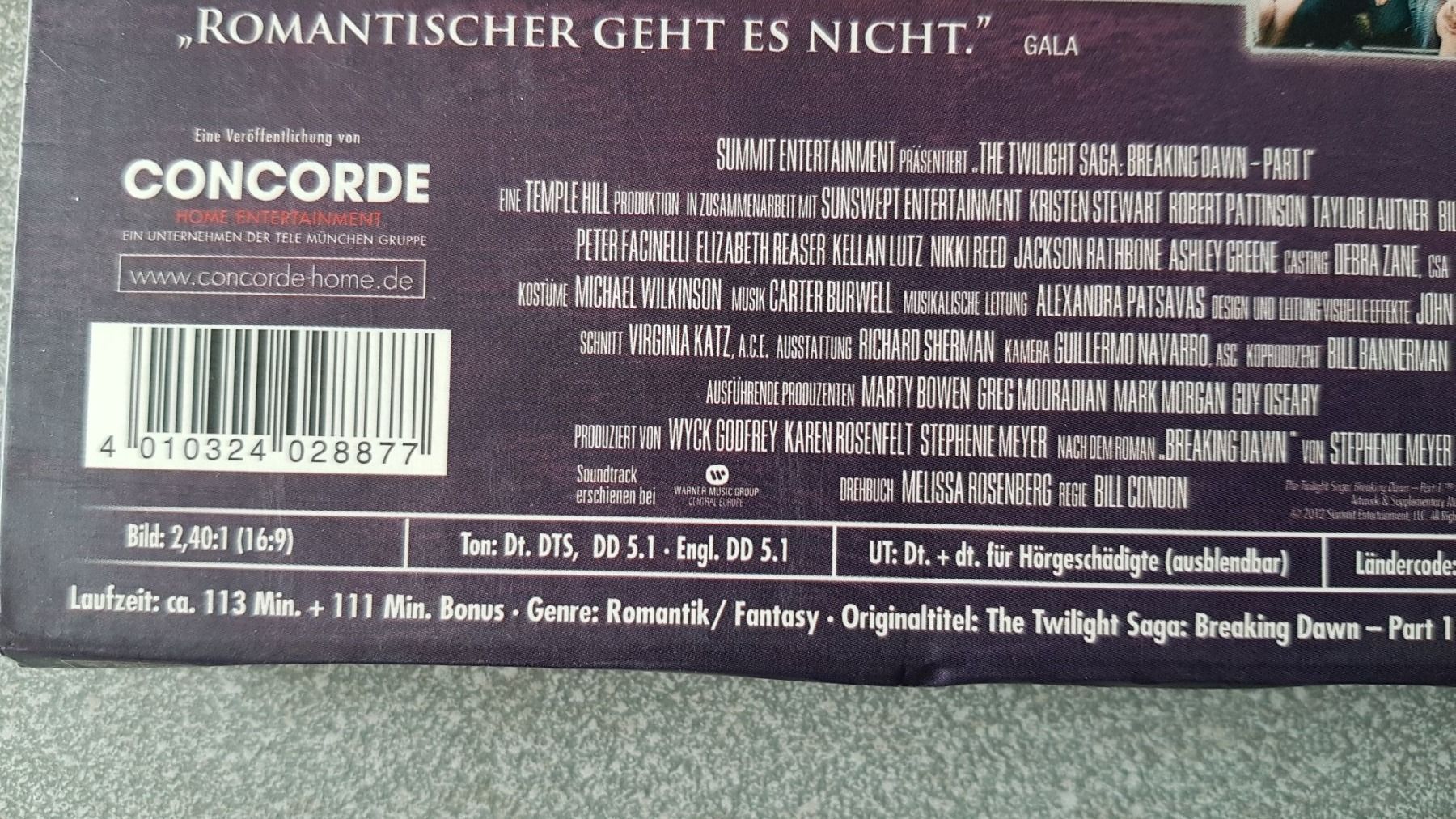 Alle DVDs: DVD Twilight Breaking Dawn / 2 Disc Fan Edition – Gebraucht aus Oetwil am See von fineli2 1