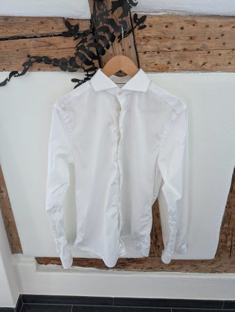 Herren Hemd ETON, weiss, Super Slim, Kragenweite 41