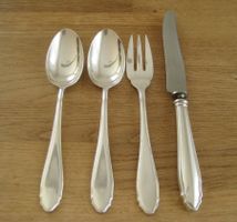 4 Jezler Besteck- Teile 800er Silber