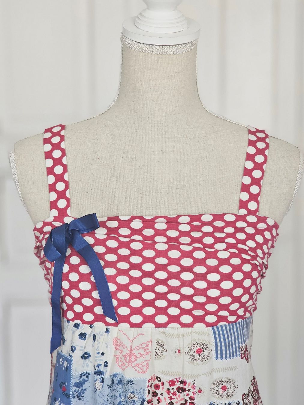 Top: Verspieltes Top Patchwork Fornarina Gr. S – Usato da Ried-Brig venduto da Zzyzx 1