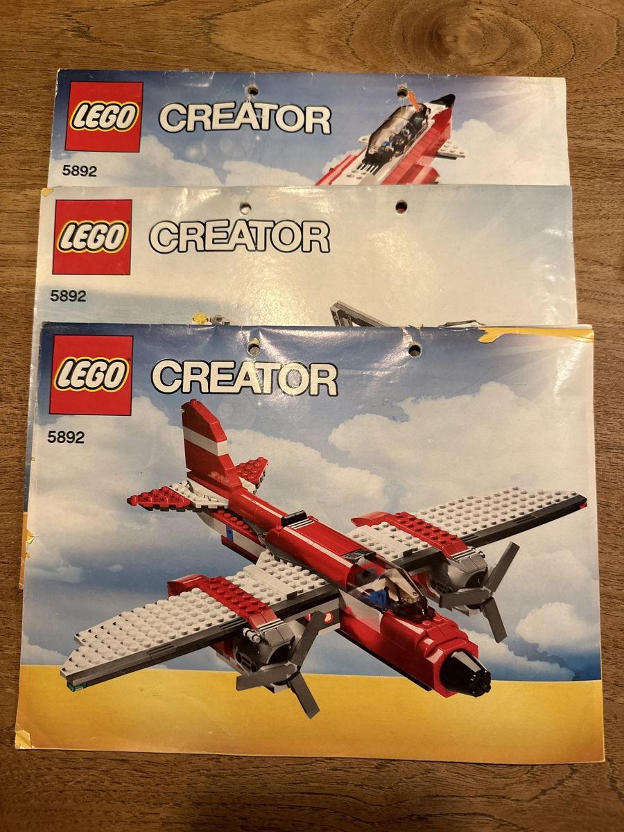 Lego Kit di costruzioni: LEGO Creator Flugzeug 5892 mit Bauanleitung – Usato da Zürich venduto da SabineB03