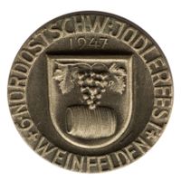 Abzeichen Weinfelden TG Jodlerfest 1947