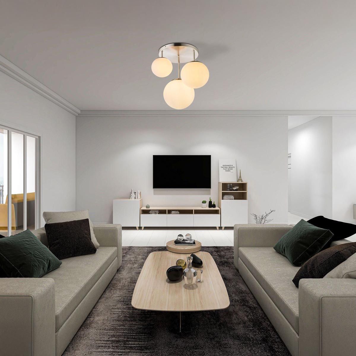 Lampadari & plafoniere: Deckenleuchte, Kugelform, 47 cm Ø – Nuovo (secondo la descrizione) da Kreuzlingen venduto da Smart-Light 1