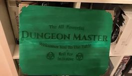 Dungeon Master Sichtschutz grün Brettspiel Zubehör