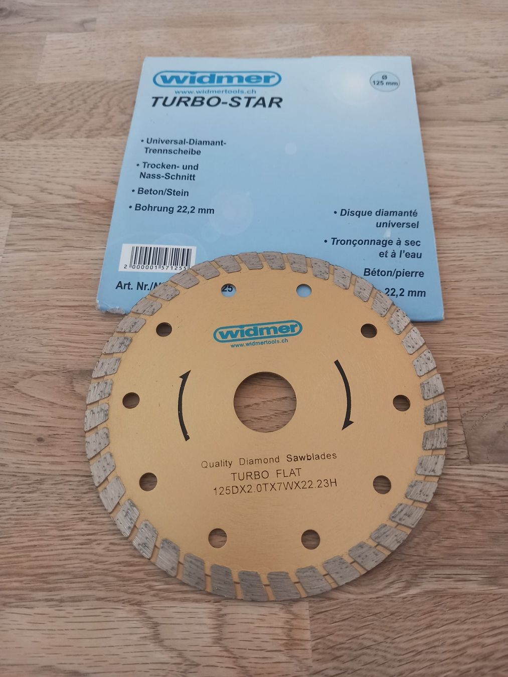 Alle Werkzeuge: Diamant Universal Trennscheibe 125mm – Neu und originalverpackt aus Thun von Beas-Allerlei